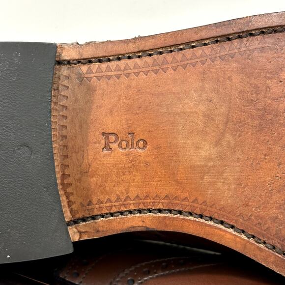 NEW HEELS Crockett & Jones x Polo Ralph Lauren Oxford Bal Wingtip England 8.5 main image 11